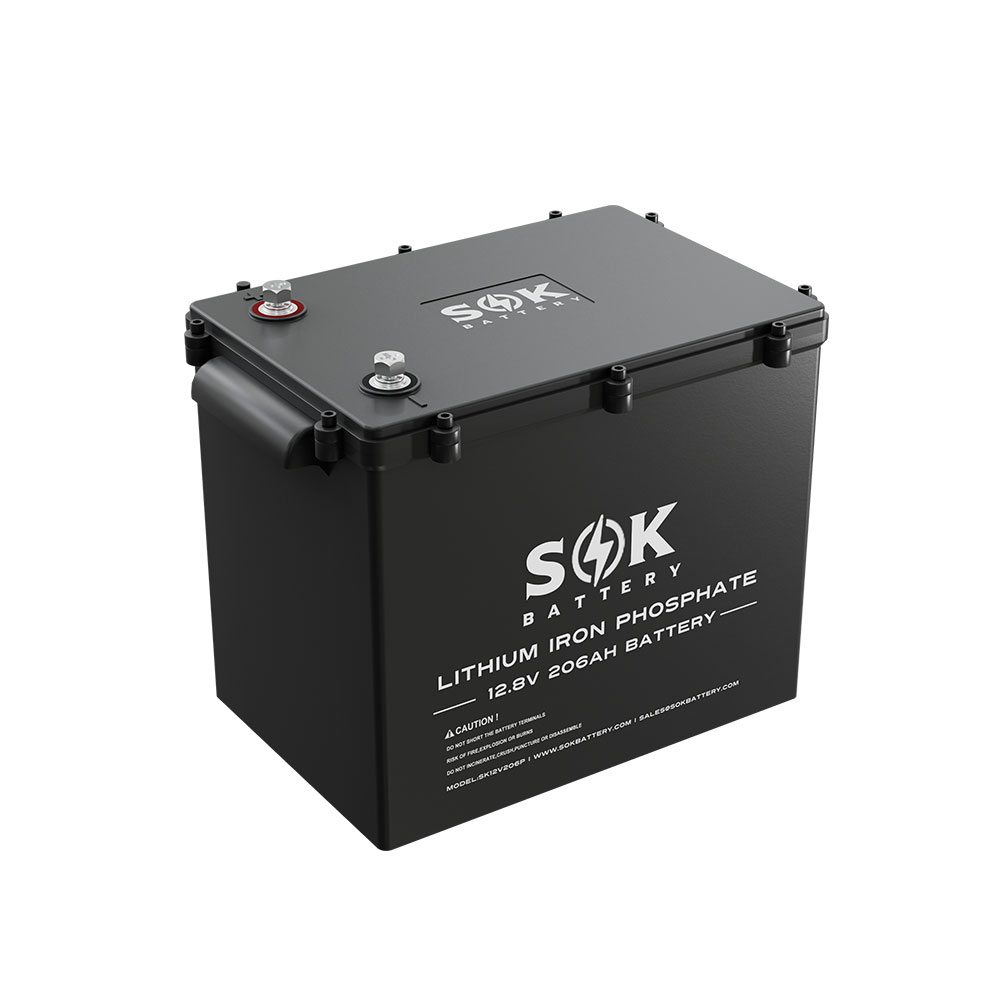 1. main image SOK SK12V206PH 12V 206Ah marine-grade heated LiFePO4 battery